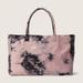 Victoria's Secret Bags | Brand New Victoria's Secret Canvas Tote In Pink Tie Dye | Color: Black/Pink | Size: 20" W X 14" L X 7" D