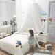 Kids Bed Canopy for Bedroom,Children Bed Canopy Round Dome Mosquito Net,Reading Room Decorations,Nursery Room Decorations,Kids Princess Play Tents,Hanging Blocking Light Canopy for Baby Color N