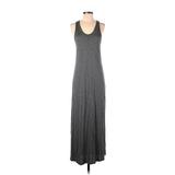 Gap Casual Dress - A-Line Scoop Neck Sleeveless: Gray Print Dresses - Women's Size X-Small