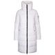 Trespass Womens Longer Length Coat Casual Jacket Padded Deep Collar Faith - White L