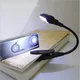 Mini lampe de lecture LED portable flexible à clipser lumineuse pour PC ordinateur portable