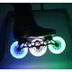 Roues de patins de vitesse à flash LED patins d'éclairage pneus de course de patinage lumière LED