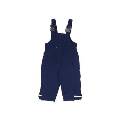 Hanna Andersson Snow Pants With Bib - High Rise: Blue Sporting & Activewear - Kids Girl's Size 80