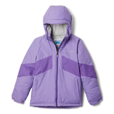 Columbia Girls' Horizon Ride II Jacket (Size XL) Paisley Purple/Grape/Grey, Polyester