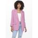 Longblazer ONLY "ONLLANA-BERRY L/S OVS BLAZER TLR NOOS" Gr. 36, pink (fuchsia pink) Damen Blazer