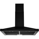 Tieasy Black Range Hood 24 inch / 30 inch / 36 inch Wall Mount Vent Hoods Stainless Steel