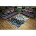 Studio Collection Vintage Trellis Lattice Design Contemporary Modern Area Rug Rugs 3 Different Color Options (Trellis Navy Blue 8 x 10)