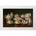 Liotard Jean-Etienne 32x21 White Modern Wood Framed Museum Art Print Titled - Still Life: Tea Set