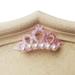 1 pcs Glittering with Faux Pearl Pet Decor Lightweight Crown Shape Bows Pets Hair Clips Pet Hairpins Dog Accessories Pet Grooming Supplies PINK