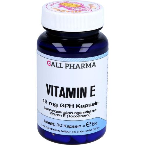 Hecht-Pharma – VITAMIN E 15 mg GPH Kapseln Vitamine