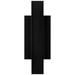 Tech Lighting Chara Square 12"H Black LED Outdoor Wall Light