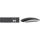 Apple Magic Keyboard with Touch ID and Numeric Keypad and Magic Mouse Kit (Black) MMMR3LL/A