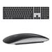 Apple Magic Keyboard with Touch ID and Numeric Keypad and Magic Mouse Kit (Black) MMMR3LL/A