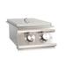 Blaze Grills Premium Natural Gas Stainless Steel Built-in Double Side Burner w/ Lid | 10 H x 12.5 W x 25 D in | Wayfair BLZ-SB2LTE-NG