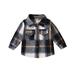 GYRATEDREAM 0-5T Little Kids Toddler Baby Boy Girl Shirt Jacket Plaid Long Sleeve Button Down Fall Flannel Shacket Coat Tops