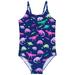 2-9T Toddler Little Girls One Piece Swimsuits Dinosaur Beach Sports Bathing Suit for Beach Wear UPF 50+