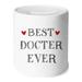 Best doctor ever Quote Profession Money Box Cerac Coin Case Piggy Bank