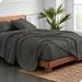 Bare Home Organic 100% Flannel Sheet Set 100% cotton in Gray | Queen | Wayfair 840105729556