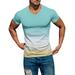 kpoplk Men S Short Sleeve Shirts Big Mens Sleeveless Tee Shirts Coconut Bike Mens Funny Vintage T Shirt Short Sleeve Blouse Blouses Women(Mint Green XXL)