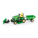 John Deere 47395 X758 Big Farm Toy Lawn Tractor with Accessories Set