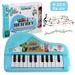 Kids Piano Electric Keyboard Baby Mini Piano Toy with 22 Keys Musical Piano Toy Fun Gifts for Child Teens Xmas Holiday Birthday