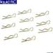 Works for Competition AC01MM08 Silver Body Clips 16.3mm long 1.07mm wire (10)