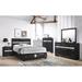 Everly Quinn King Storage Panel Bed Wood in Black/Brown/Gray | 9 H x 26 W x 82 D in | Wayfair 2AE2441A36BE47AD8EAE1FC2939E3299