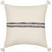 Langley Street® Vinson Jerimiah Pillow Cover & Insert Throw Polyester/Polyfill/Cotton in White/Black/Brown | 22 H x 22 W x 5 D in | Wayfair