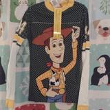 Disney Matching Sets | Disney Toy Story Woody Pjs Nwt Size 10/12 | Color: White/Yellow | Size: 10b