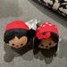 Disney Toys | Disney Tsum Tsum Mickey And Minnie Mouse Set | Color: Black/Red | Size: One Size