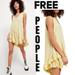 Free People Tops | Fp We The Free Shimmy Sasha Morning Dew By We The Free Dress Ruffled Tank Sz Sm | Color: Yellow | Size: S