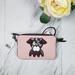 Kate Spade Bags | Kate Spade Floral Pup Red Leather Crossbody | Color: Black/Pink | Size: Os
