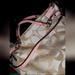 Coach Bags | Coach Signature Large Hobo Shoulder Bag. Nwot. | Color: Cream/Pink | Size: Os