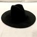 Free People Accessories | Free People Wide Brim Hat | Color: Black | Size: Os