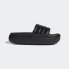 Badesandale ADIDAS SPORTSWEAR "PLATFORM ADILETTE", Gr. 40,5, schwarz (core schwarz, core schwarz, core schwarz), Synthetik, sportlich, Schuhe