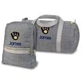 Milwaukee Brewers Personalized Small Backpack and Duffle Bag Set