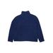 Lands' End Turtleneck Sweater: Blue Print Tops - Kids Girl's Size 6