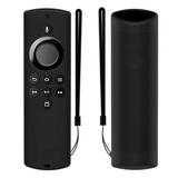 Compatible for Amazon Alexa Voice Remote Lite/Fire Tv Stick Smart Tv Remote Control Silicone Cover Y20 Black One Size