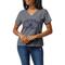 Women's League Collegiate Wear Heather Gray Columbia University Intramural Boyfriend V-Neck T-Shirt