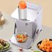 BESTBUY Electric Automatic Stainless Steel Vegetable Fruit Food Dicer Stainless Steel in Gray | 14.96 H x 12.6 W x 8.67 D in | Wayfair WHW720