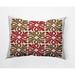 e by design Tropical Resort Polyester Lumbar Rectangular Pillow Cover & Insert Down/Feather/Polyester in Brown | 14 H x 20 W x 6 D in | Wayfair