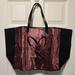 Victoria's Secret Bags | Bnwt Victorias Secret Sequin Tote Bag | Color: Black/Pink | Size: Os