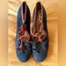 Anthropologie Shoes | Anthropologie Miss Albright Heels, Size 10 | Color: Blue | Size: 10