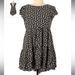 American Eagle Outfitters Dresses | Floral Daisy Swing Dress - American Eagle | Color: Black/Yellow | Size: S
