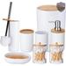 Latitude Run® 8 Piece Bathroom Accessory Set Plastic in White | 3.6 D in | Wayfair 6176FF44EC6A4A7BA8D6A05DB8865BB4