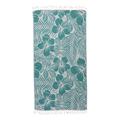 InfuseZen Black Hawaiian Flower Sandfree Turkish Cotton Beach Towel Peshtemal 100% Cotton | Wayfair HAWAIIAN-SEAGREENMINT