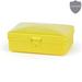 Rebrilliant Soap Dish Plastic in Yellow | 1.9 H x 4.8 W x 8.2 D in | Wayfair 779A86946CE546A5B0B6552AF3B87CBD