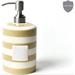 Latitude Run® Soap Dispenser Ceramic in Brown/White | 7.5 H x 3.5 W x 3.5 D in | Wayfair E7F80F30A79A482799718194C9737D48