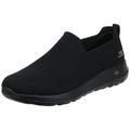 Skechers Men's Go Walk Max-Athletic Air Mesh Slip on Walkking Shoe Sneaker,Black/Black/Black,11 X-Wide US