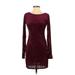 Forever 21 Casual Dress: Purple Dresses - Women's Size Small